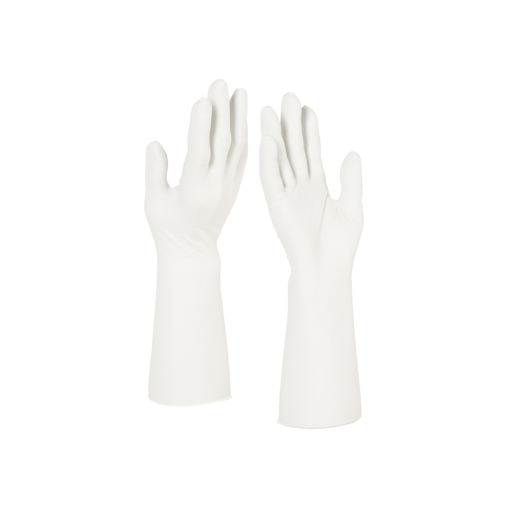 Kimtech™ G3 Guanti sterili in nitrile bianco specifici per mano HC61110 - Bianco, misura 10, 10x20 paia (400 guanti), lunghezza 30,5 cm - HC61110