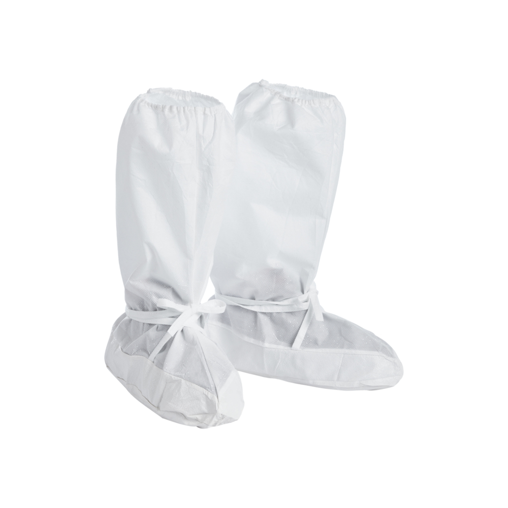 Kimtech™ A5 Sterile Over Boots with wrap-around vinyl foot 31696 - White, Universal, 1x200 (200 total) - 31696