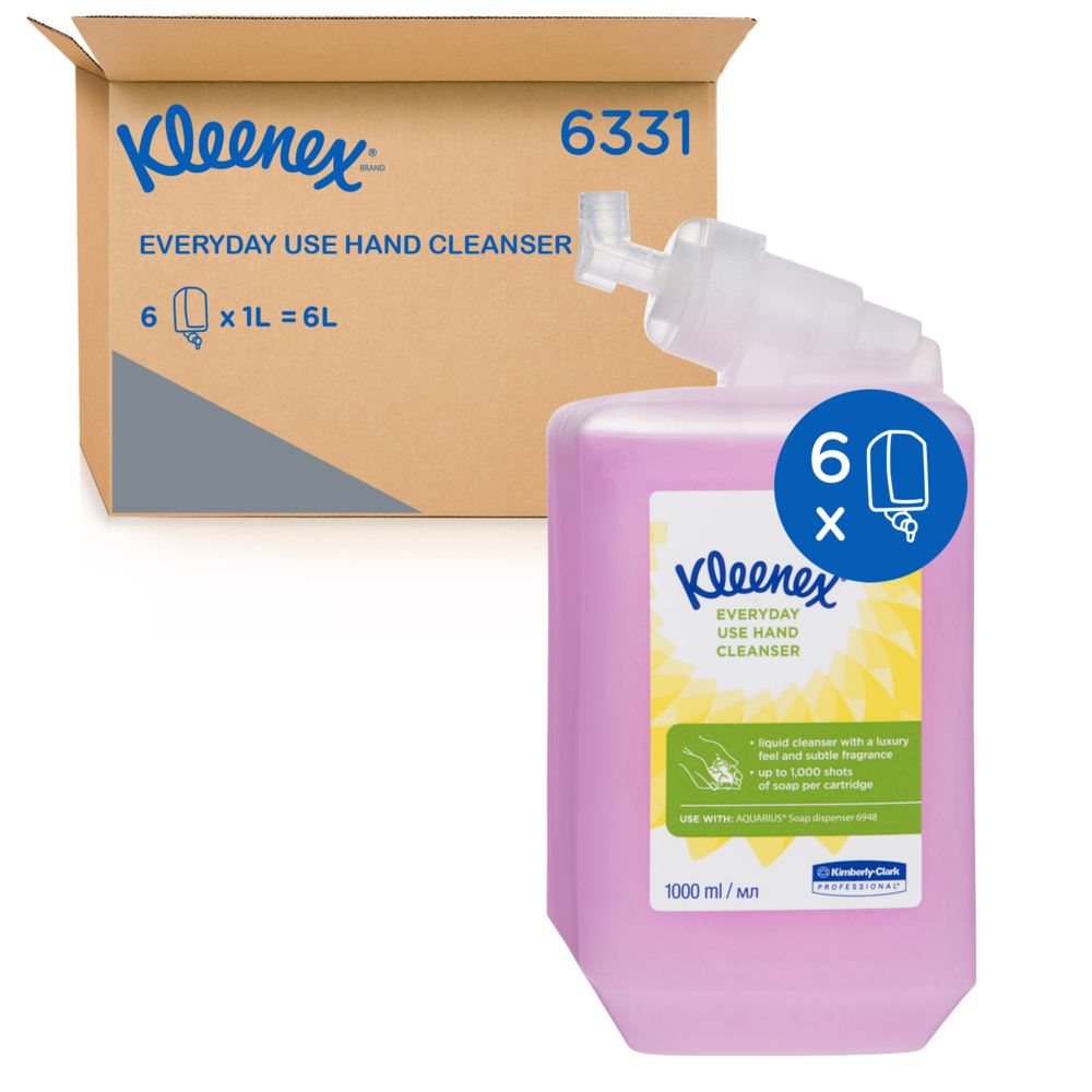 KLEENEX® Liquid Hand Soap (6331), Everyday Use Hand
