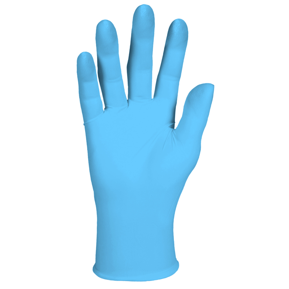 Gants en nitrile bleus KleenGuard® G10 Comfort Plus™ 54189 - Gants jetables  - 10 boîtes de 100 gants EPI bleus, XL (1 000 pièces au total)