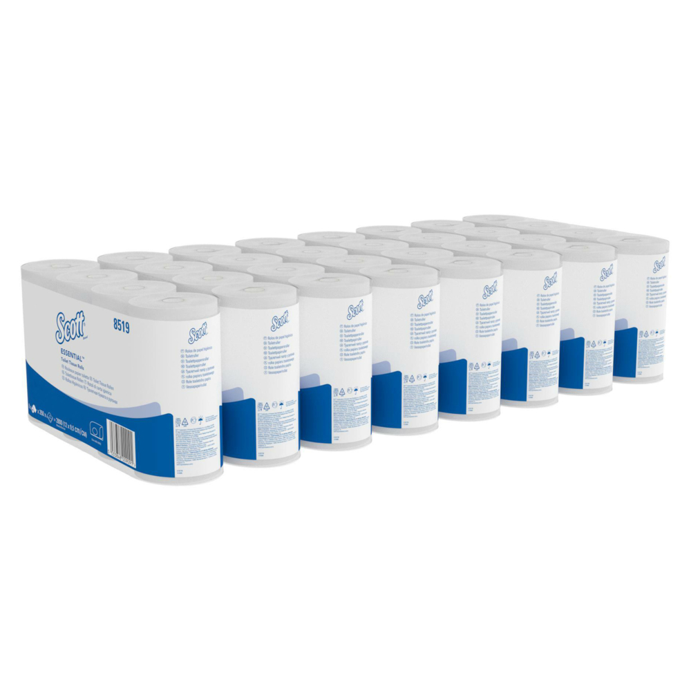 Papel higiénico estándar Scott® CONTROL™ – Kimberly-Clark: de 3 capas, UE  36 unid. x 350 hojas