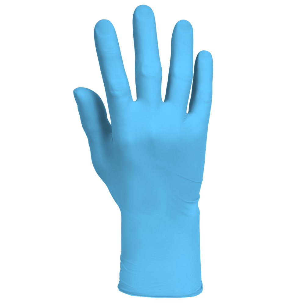 KleenGuard® G10 Comfort Plus™ Blue Nitrile Gloves (54187), Disposable Gloves, 10 Boxes / Case, 100 Medium Blue PPE Gloves / Box (1,000 Total) - 991054187