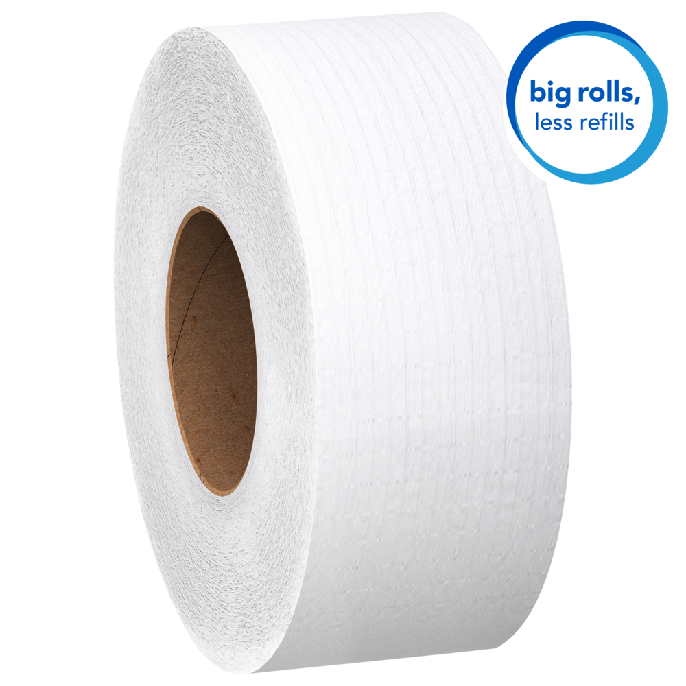 Floral Soft 2-Ply Standard Toilet Paper, White, 400 Sheets/Roll, 48 Rolls/Case  (B448)
