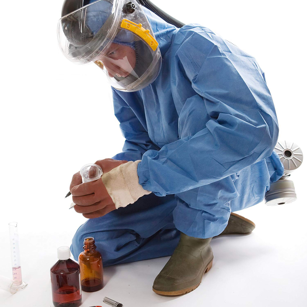 KleenGuard™ Chemical Resistant Suit, A60 Bloodborne Pathogen & Chemical ...