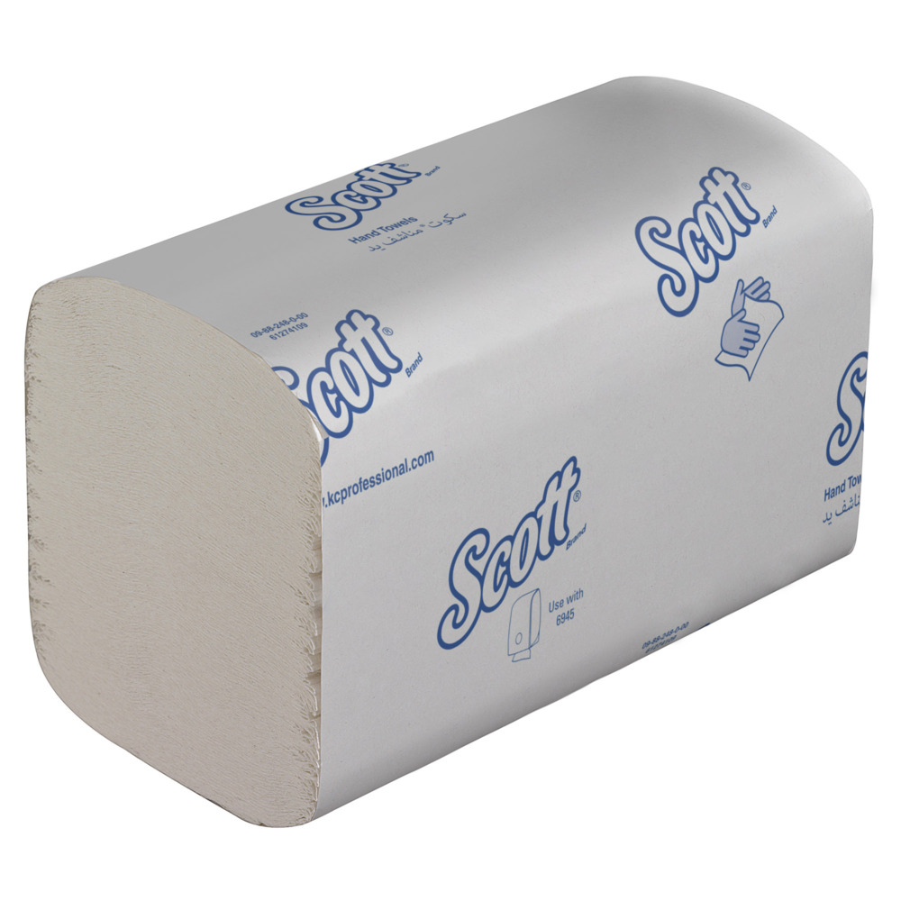 Asciugamani intercalati grandi Scott® Essential™ 6669 - asciugamani di carta  multipiega - 15 confezioni x 240 asciugamani di carta piegati a Z (totale  3.600)