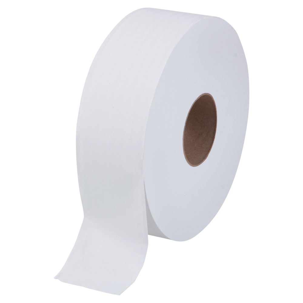 กระดาษชำระแบบม้วนใหญ่ JRT Kimsoft® COMPACT (93718), สีขาว 1 ชั้น, 12 ม้วน / ลัง, 750 เมตร / ม้วน (รวม 9,000 เมตร) - S060770007