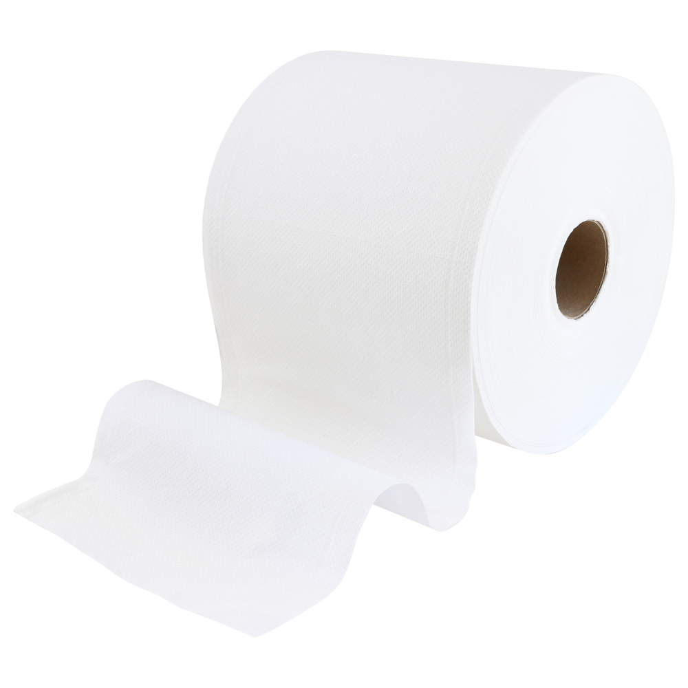 กระดาษเช็ดทำความสะอาด WypAll® L20 (96232), สีขาว, 2 ม้วน / ลัง, 970 ผืน / ม้วน (1940 ผืน) - S050428334
