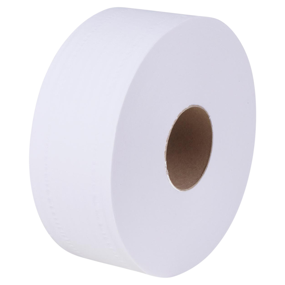 กระดาษชำระแบบม้วนใหญ่ JRT Scott® (03712), สีขาว 2 ชั้น, 12 ม้วน / ลัง, 300 เมตร / ม้วน (รวม 3,600 เมตร) - S050058861