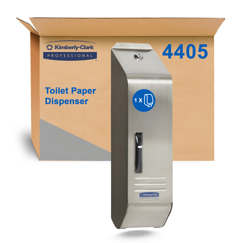 KIMBERLY-CLARK PROFESSIONAL® Toilet Paper Dispenser (4405), Commercial Toilet Paper Dispenser, 1 Dispenser / Case - S050058574