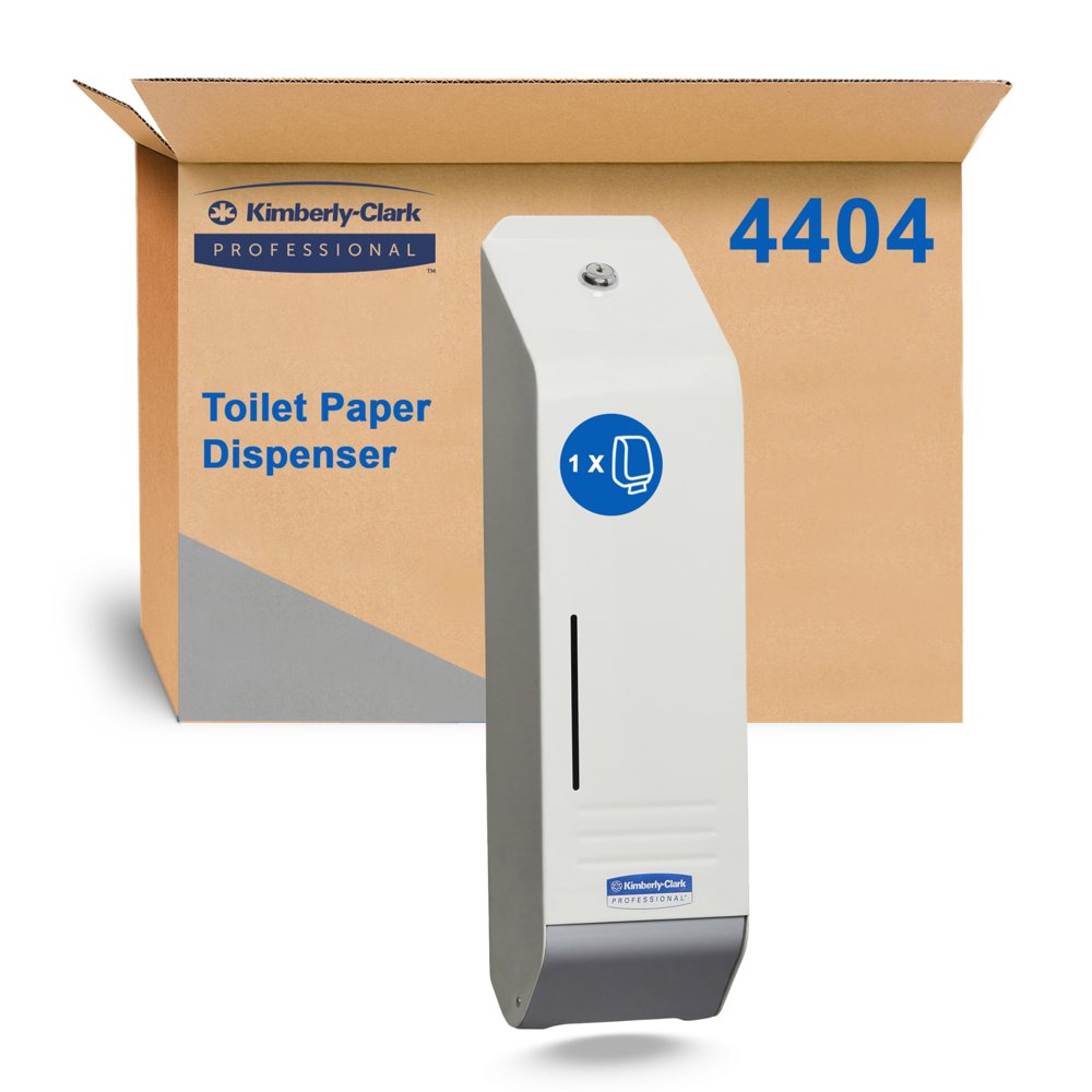 KIMBERLY-CLARK PROFESSIONAL® Toilet Paper Dispenser (4404), Commercial Toilet Paper Dispenser, 1 Dispenser / Case - S050058573