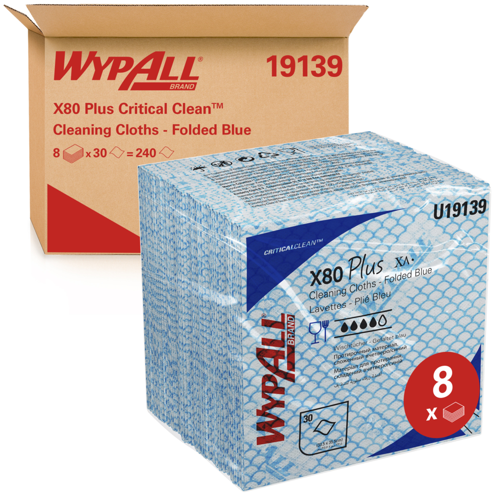 Chiffons WypAll® X80 8279 - 1 boîte distributrice BRAG™ de 160