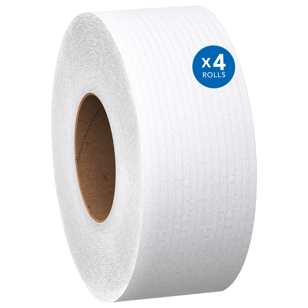 Floral Soft 2-Ply Standard Toilet Paper, White, 400 Sheets/Roll, 48 Rolls/Case  (B448)