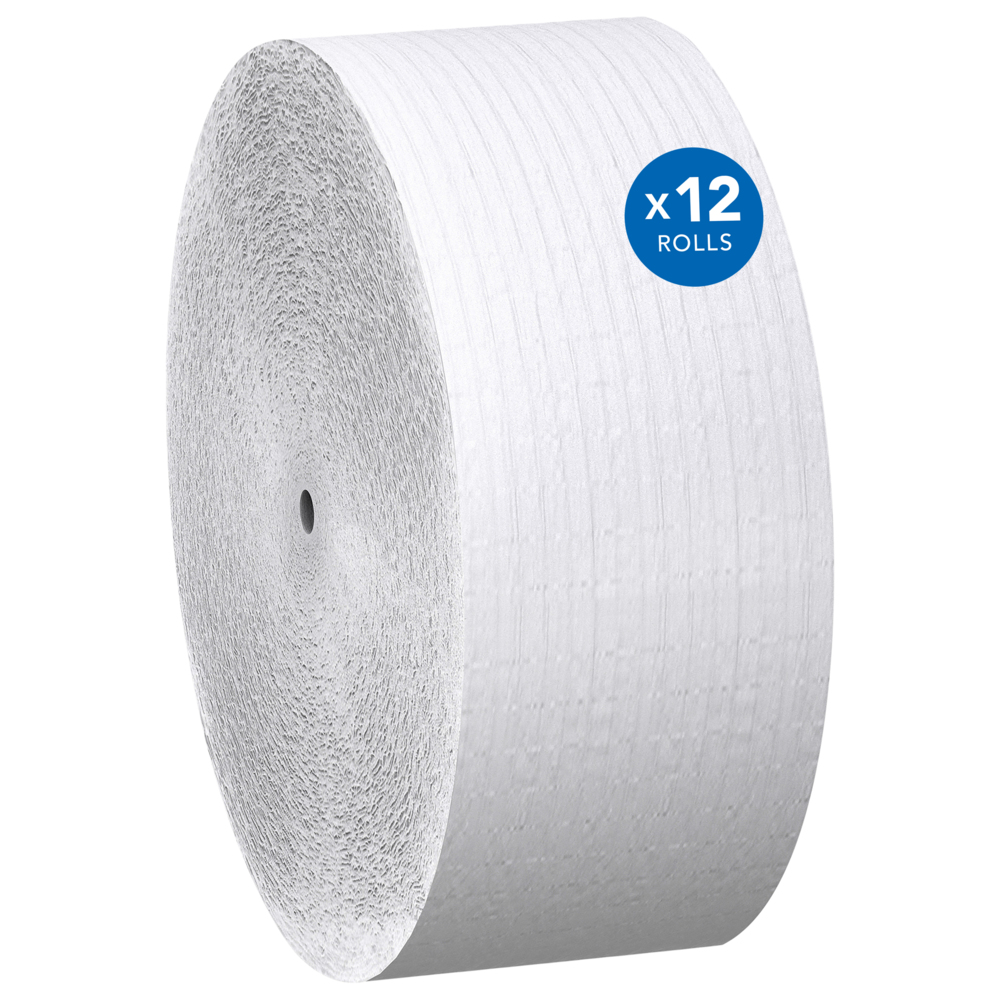 Scott® Jumbo Roll Toilet Paper - White 2-Ply 12x1000