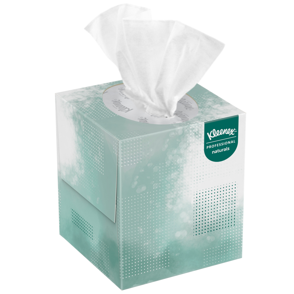 Cube de mouchoirs en papier Kleenex® Professional Naturals