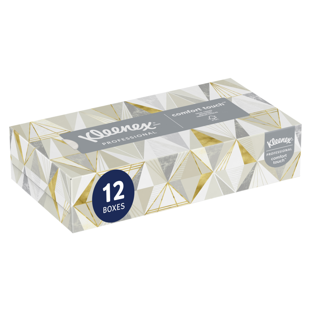 Mouchoirs Kleenex® Professional (03076), 2 épaisseurs, blancs