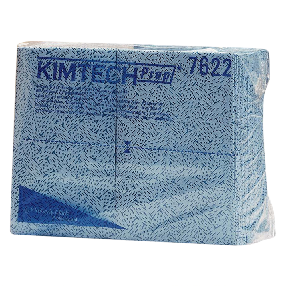 Kimtech® Proces Poetsdoeken 7622 35 1/4 gevouwen, blauwe doeken per pak (verpakking bevat 12 pakken) - 7622