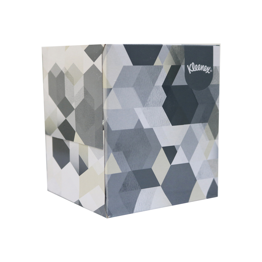 Kleenex® Facial Tissue Cube (5007), White 2-Ply, 60 Cartons /Case, 50 sheets / Carton (3,000 Sheets) - 99105007