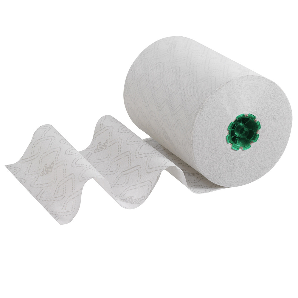 86225 Scott Control Rolled Hand Towel with elevated Scott® design, White, 176m x 6 Rolls - S059796293