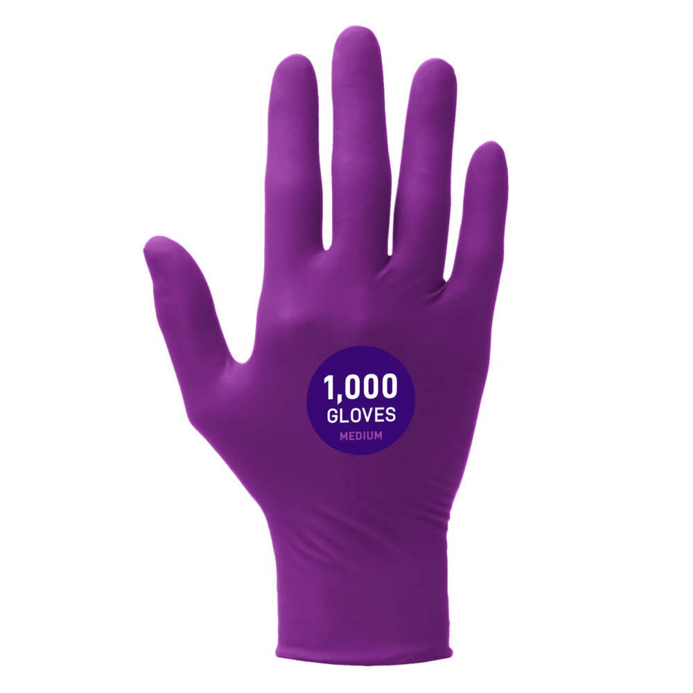 Kimtech™ Polaris™ Nitrile Exam Gloves (62772), 5.9 Mil, Ambidextrous, 9.5", M (100 Nitrile Gloves/Box, 10 Boxes/Case, 1,000 Gloves/Case) - 62772