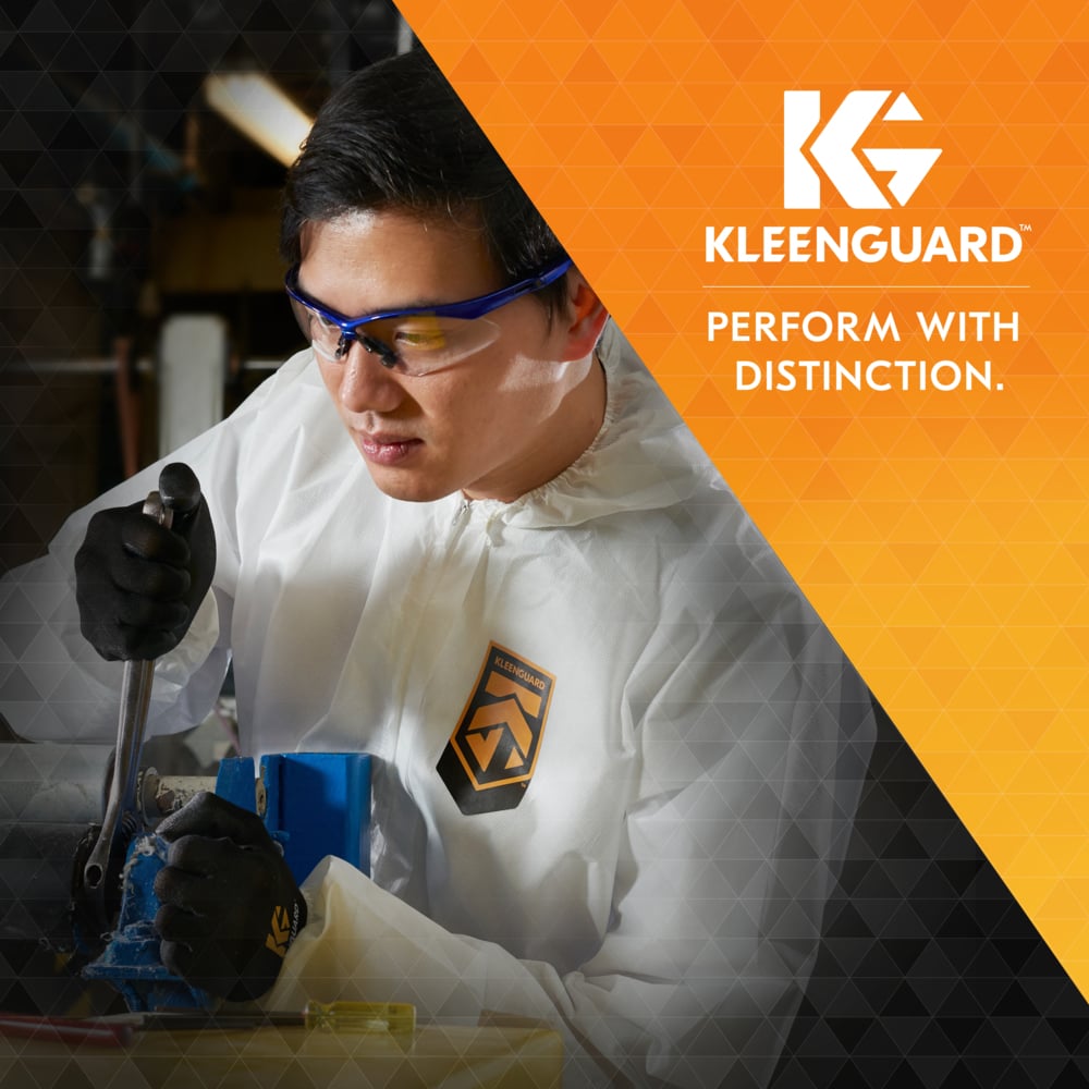 KleenGuard™ G40 Polyurethane Coated Gloves (38730), Thin Mil, Hand-Specific, Black/Grey, 2XL (12 Pairs/Bag, 5 Bags/Case, 60 Pairs/Case) - 38730