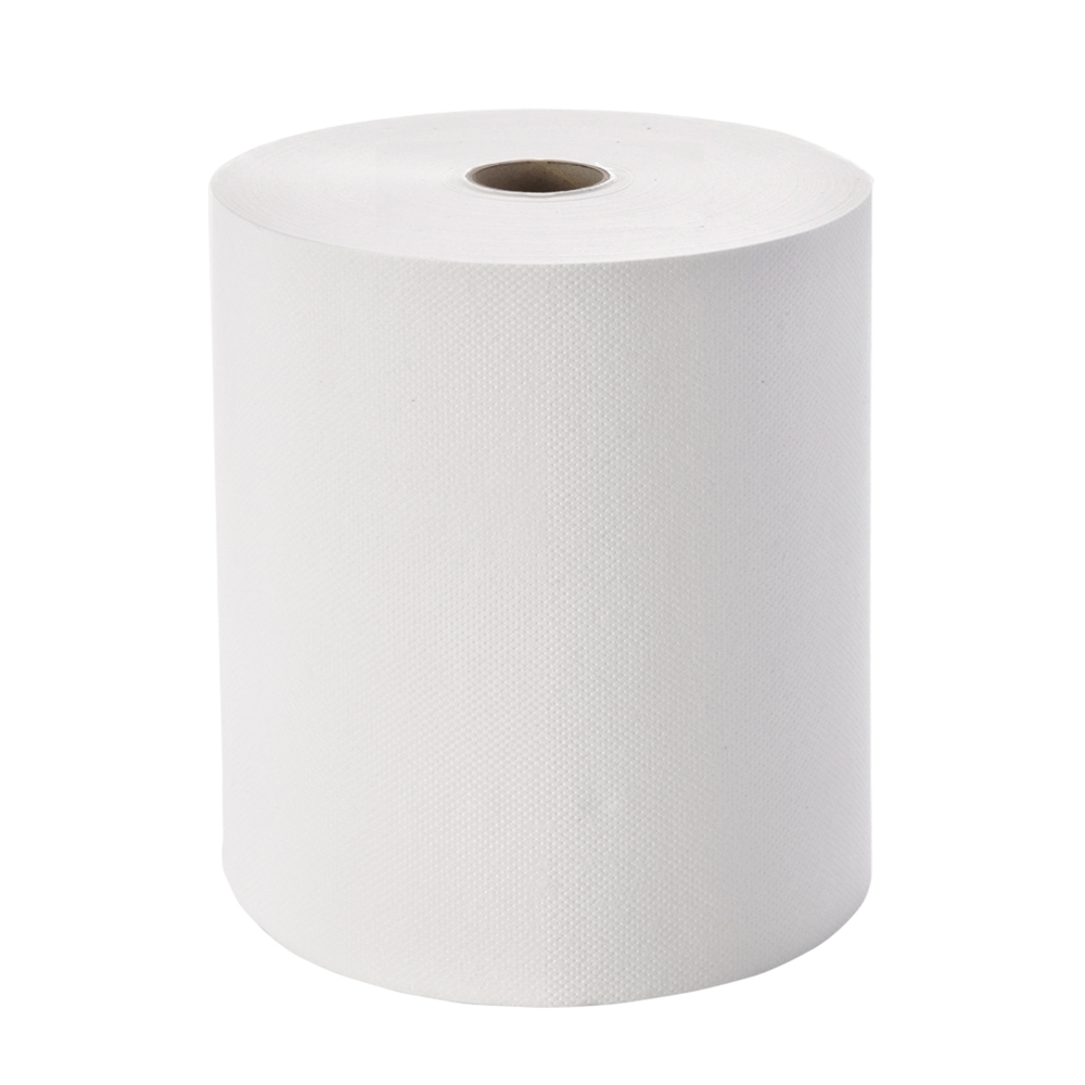 WYPALL® X70 Centrefeed Wiper Roll (94178), Reusable Cleaning Cloths, 4 Rolls / Case, 220 White Wipers / Roll (880 Total) - S050428289