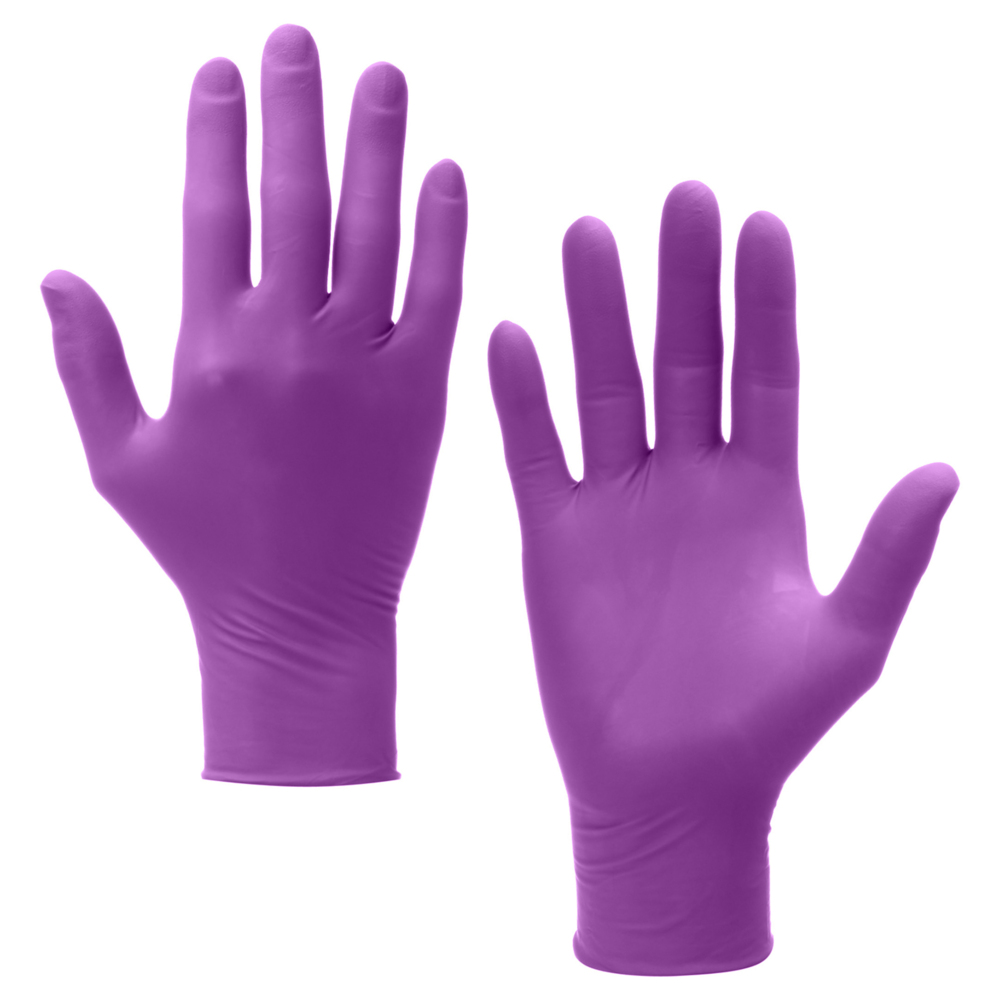 Kimtech™ Polaris™ Nitrile Ambidextrous Gloves 62001 - Dark Magenta, S, 10x100 (1,000 gloves) - S061297955