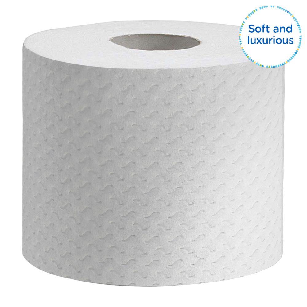 Kleenex® Standaardrol Toilettissue 8484 - 24 rollen x 160 witte, 4-laags vellen (3840 vellen) - 8484