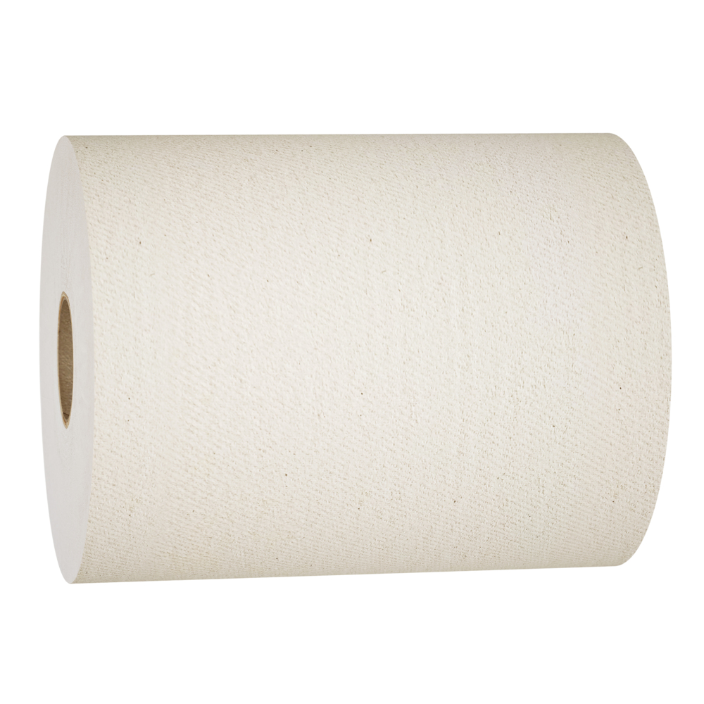 Scott® 100% Recycled Fiber Hard Roll Paper Towels (04142), with Absorbency Pockets™, 1.5" Core, Brown, (12 Rolls/Case, 800'/Roll, 9,600'/Case) - 04142