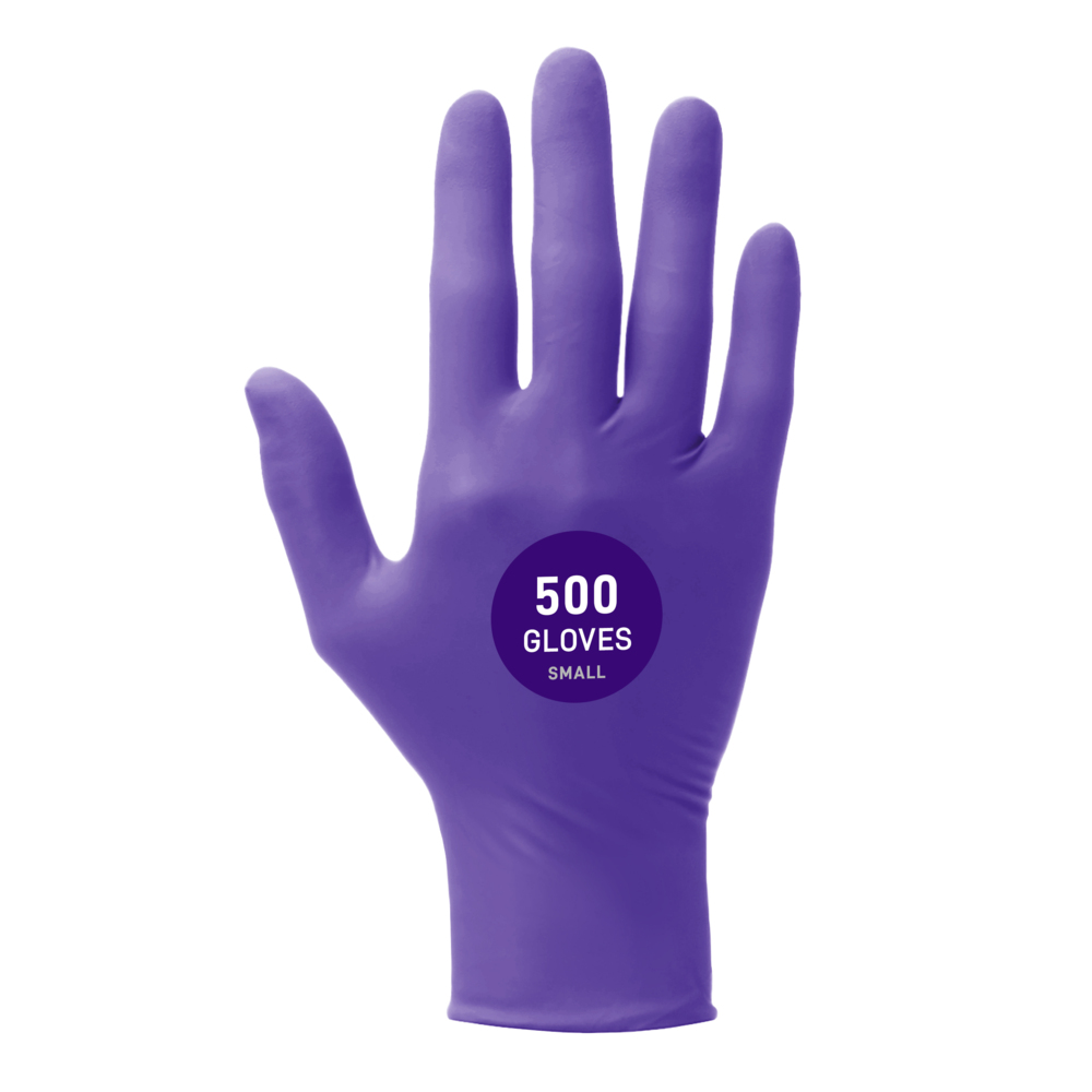 Gants d’examen Kimtech™ Purple Nitrile-Xtra™ (50601), 5,9 mils, ambidextres, 30,5 cm (12 po), P (50 gants/boîte, 10 boîtes/caisse, 500 gants/caisse) - 50601