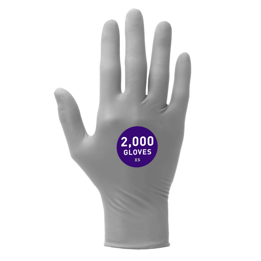 Kimtech™ Sterling™ Nitrile Exam Gloves (50705), 3.5 Mil, Ambidextrous, 9.5", XS (200 Gloves/Box, 10 Boxes/Case, 2,000 Gloves/Case) - 50705