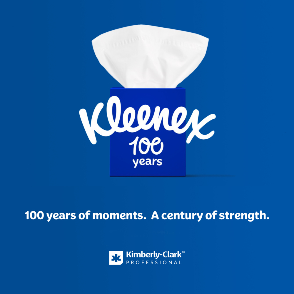 Kleenex® Reveal™ Multifold Paper Towels (46321), 2-Ply, 7.5" x 9.4" sheets, for Kimberly-Clark Professional™ Countertop System Dispenser (150 Sheets/Pack, 16 Packs/Case, 2,400 Sheets/Case) - 46321