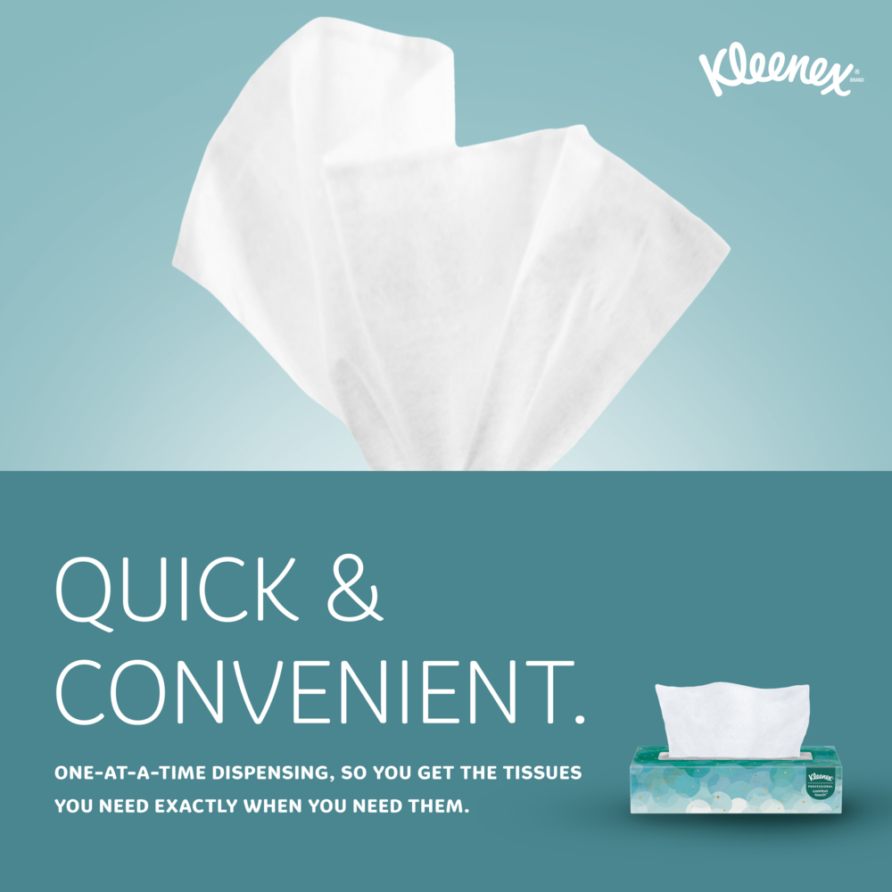 Kleenex® Professional Facial Tissue (21400), 2-Ply, White, Flat Facial Tissue Boxes for Business (100 Tissues/Box, 36 Boxes/Case, 3,600 Tissues/Case) - 21400