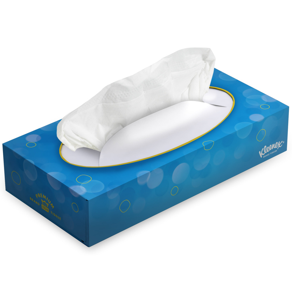 Салфетки для лица Kleenex®, код 8824, белые, трехслойные, 12 x 72 (итого 864 листа) - 8824