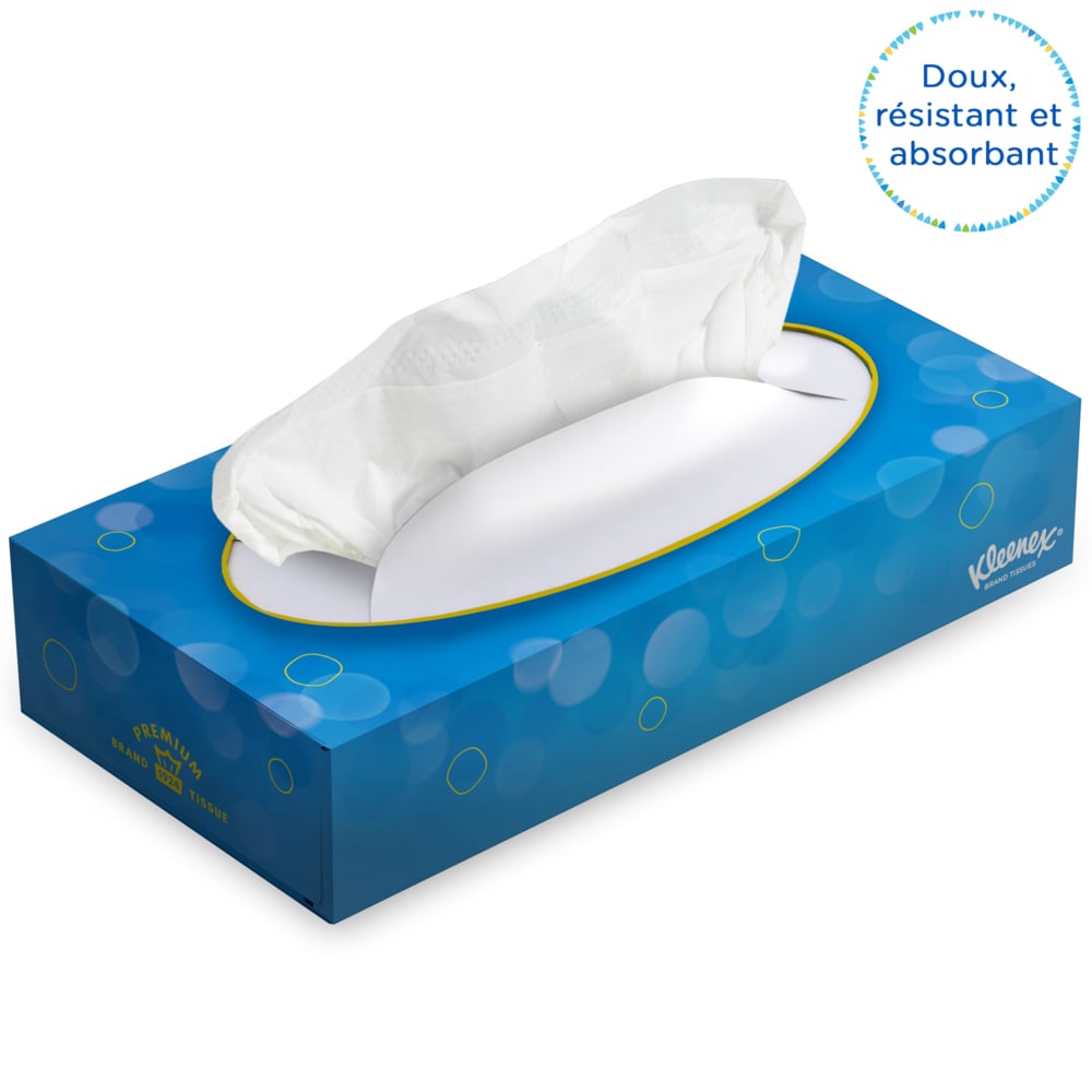 Салфетки для лица Kleenex®, код 8824, белые, трехслойные, 12 x 72 (итого 864 листа) - 8824