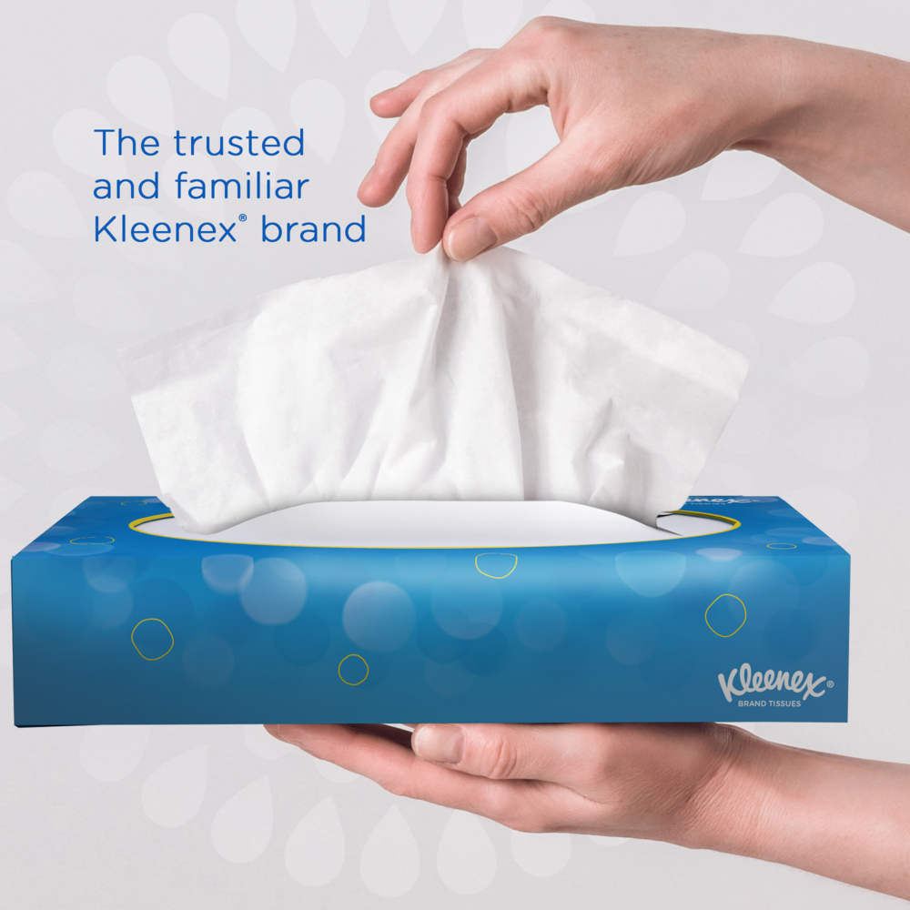 Салфетки для лица Kleenex®, код 8824, белые, трехслойные, 12 x 72 (итого 864 листа) - 8824