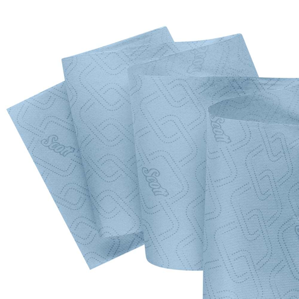 Scott® Control™ Printed Blue Slimroll™ Hand Towel (6697), 6 Rolls / Case, 176m / Roll (1,056m) - S063542921