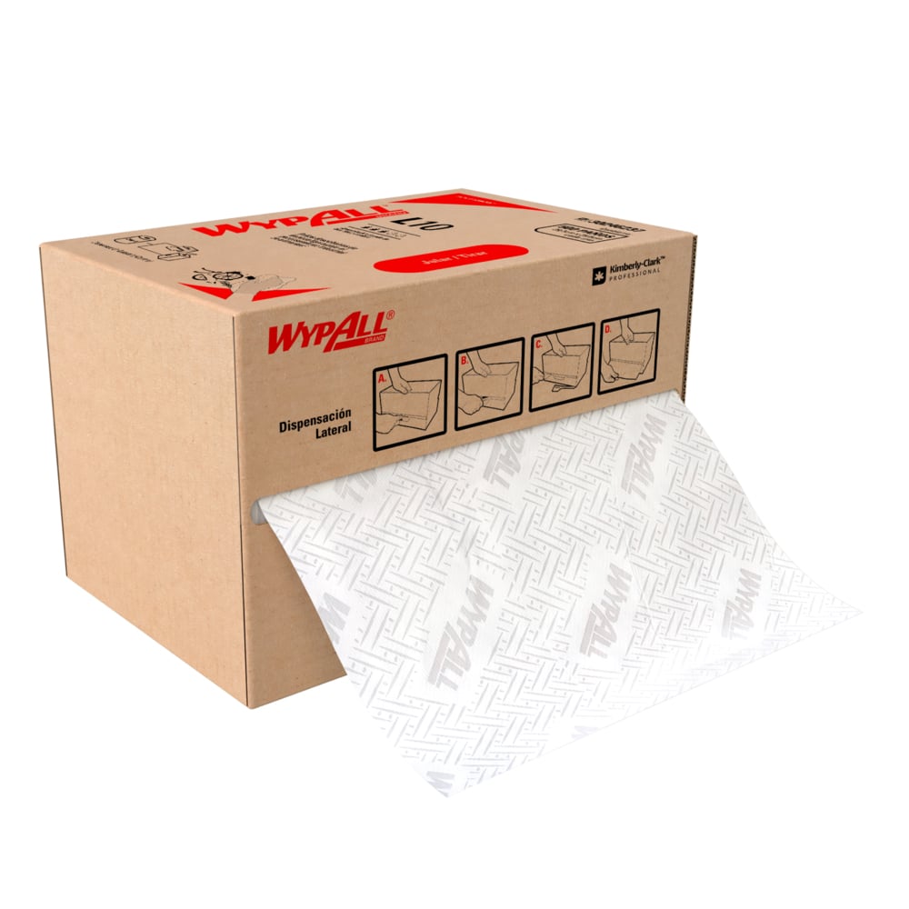 WypAll® Paños de limpieza L10 Rollo Regular 30246237, Paños de Limpieza, 6 unidades x 500 paños cada una (3000 paños en total) - S064078371