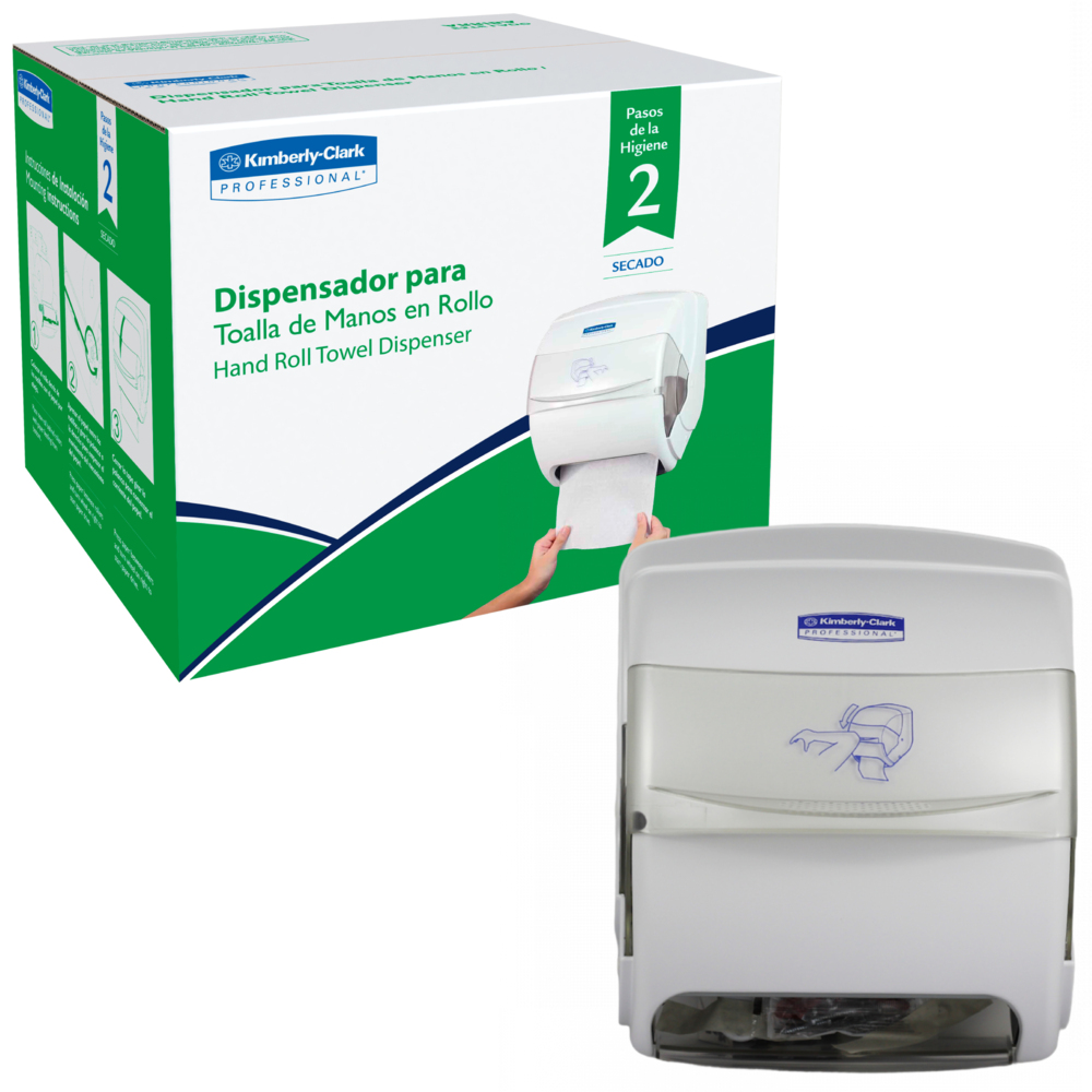 Kimberly-Clark Professional™ Dispensador Toalla de Manos en Rollo Scott® Basic para Tráfico Alto 30217909 - 1 x 1 - S050068518