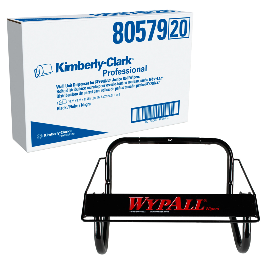 WypAll® Dispensador de Pared Metálico Paño Industrial en Rollo Jumbo 30180284 - 1 x 1 - S063626124