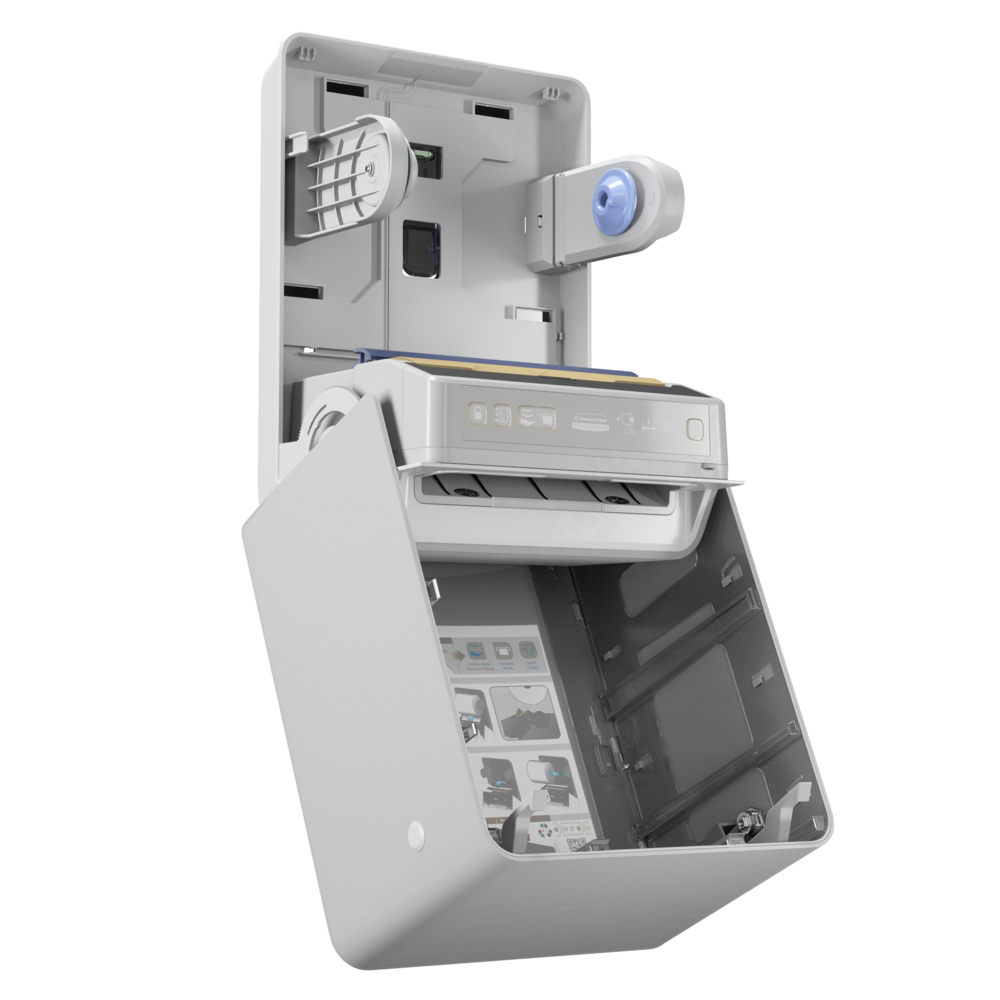 Kimberly-Clark Professional™ ICON™ Automatic Hard Roll Towel Dispenser (54254), Faceplate sold separately, 16.53" x 12.41" x 10.19" (Qty 1) - 54254