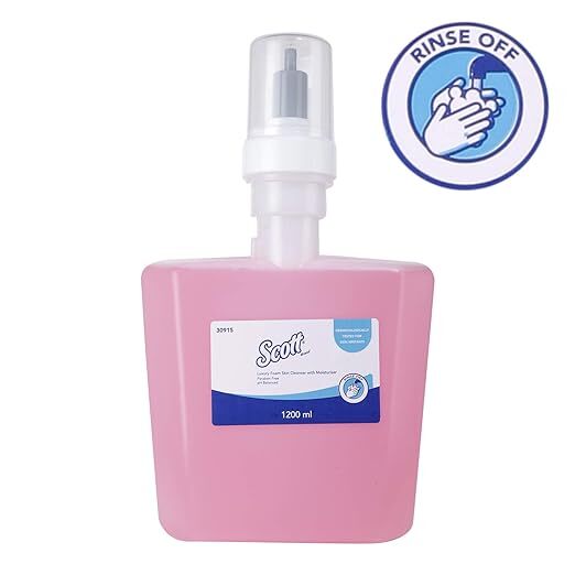 Scott® Luxury Foam Skin Cleanser with Moisturiser (30915), 6 Cartridges / Case, 1.2L / Cartridge (6 L) - S059430250