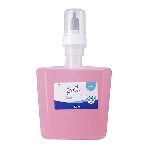 Scott® Luxury Foam Skin Cleanser with Moisturiser (30915), 6 Cartridges / Case, 1.2L / Cartridge (6 L) - S059430250