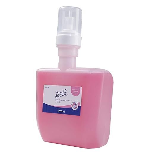 Scott® Gentle Lotion Skin Cleanser (30916), Rich, Creamy Lather, 6 Cartridges / Case, 1.2L / Cartridge (6 Litres) - S059430264