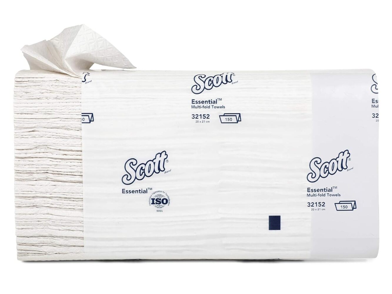 Scott® Essential Multi Fold Hand Towel (32152), Medium Fold, 54 Packs / Case, 150 Sheets / Pack (8,100 Sheets) - S059141957