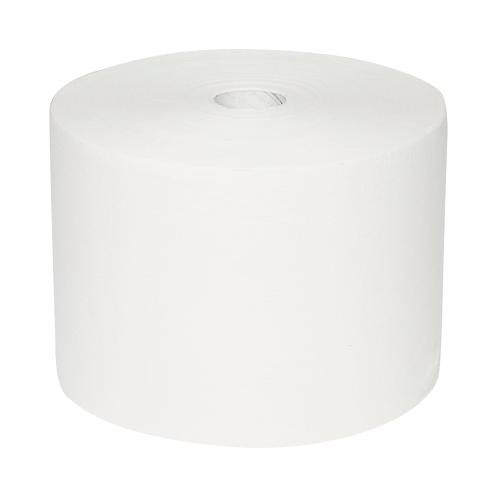 WypAll® Rollo Jumbo de paños de celulosa para limpieza de superficies L10 7202 - 1 rollo x 1000 hojas, 1 capa, blanco - 7202